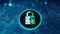 Data protection Cyber Security concept with lock icon in cyber space.