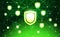 Data protection privacy concept. GDPR. Cyber security network background. shielding personal information . shield icon