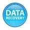 Data Recovery floral blue round button