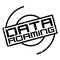 Data Roaming rubber stamp