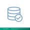 Data Storage Essential Icon Vector Logo Template Illustration Design. Vector EPS 10