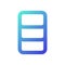 Data and storage management pixel perfect gradient linear ui icon