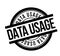 Data Usage rubber stamp