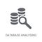 Database Analysing icon. Trendy Database Analysing logo concept