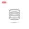 Database backup icon vector design isolated 5