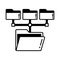 Database DatabaseVector Icon which can easily modify or edit