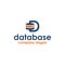 Database Internet Letter D Logo Template