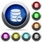 Database loopback round glossy buttons