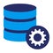 Database maintenance and optimization icon