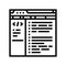 database scripts line icon vector illustration