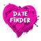 Date Finder Indicating Search For Love 3d Illustration