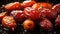 Date Fruit Background Top-View Pile & Active Lifestyle