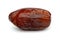 Date fruit on white background