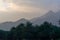 Date palms & mountains layers