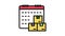 date and time supply color icon animation