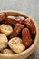 Dates and figs dried fruits