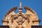 The datestone on the top of Cavendish Buildings. Sheffield. England