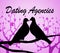 Dating Agencies Means Network Internet And Romance