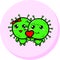 Dating Corona virus cute vector.