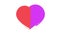 Dating Love Romantic color icon animation