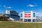 David Booth Kansas Memorial Stadium located on the campus of the University of Kansas, located in Lawrence, KS