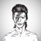 David Bowie Portrait Drawing Vector. October 31, 2017