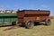 David Bradley old grain wagon loaded with firewood