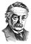 David Lloyd George, vintage illustration