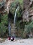 David`s Waterfall in Wadi David , Israel