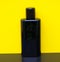 Davidoff Cool Water, Eau de Toilette, large perfume bottle in front of yellow background