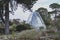 Davies Alpine House, modern building designed to provide perfect condition for alpine plants, located in Kew Gardens, London, UK