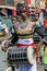 A Davul Player performs at the Hikkaduwa Perahera on the west coast of Sri Lanka.