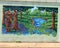 Davy Crockett Mural On A Bridge Underpass on James Road in Memphis, Tennessee.