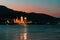 Dawn at the banks of holy river Ganga in Rishikesh, Uttarakhand