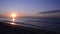 Dawn on the Black Sea coast, waves