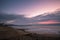 Dawn breaking over the North Sea at Felixstowe