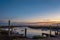 Dawn breaking on a Summer Day Morston Quay