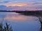 Dawn in Clark County Wetlands Park, Las Vegas, Nevada