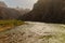 Dawn on The Colorado River and Surrounding Canyon Walls