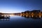 Dawn/dusk at Xuan Huong Lake, Dalat, Vietnam