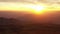 Dawn on Mayak mountain, mountain Dagestan, and aerial view of the greater Caucasus. No color grading.