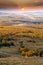 dawn meeting in the Ural mountains from the Nurali ridge