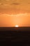 The dawn of a new day in the desert dunes of ERG in Morocco