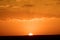 The dawn of a new day in the desert dunes of ERG in Morocco