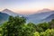 Dawn over three volcanoes, Guatemala