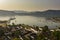 Dawn at the port of the city of Paraty, Rio de Janeiro, Brazil