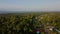Dawn\'s Embrace: Aerial View of Belitung Village at Sunrise