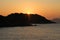 Dawn at Seto Inland sea in Tomonoura