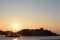 Dawn at Seto Inland sea in Tomonoura