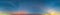 Dawn Sky panorama with Cirrus fibratus clouds in Seamless spherical equirectangular format with complete zenith for use
